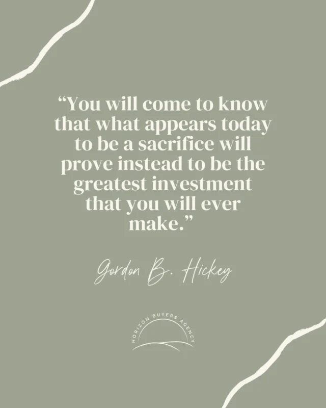 What feels like a sacrifice nowadays? 

Saving harder, saying no to distractions, being patient — is actually your future self saying "thank you 🙏."

Every smart property decision feels like a small step at first. But those steps? They build real wealth, real freedom, and a future you're proud of.

At Horizon Buyers Agency, we’re here to guide you through the hard choices, the smart moves, and the rewards waiting on the other side.
You're not just buying property. You're investing in the life you want.

✨ Tell us — what’s been the hardest thing for you to "sacrifice" on your journey so far? We'd love to hear.
Or if you’re ready to make the next move, reach out to us we are only 1 DM away and we’re here to help you.